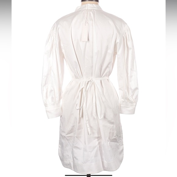 New with Tags Designer Rebecca Taylor Beautiful Casual White Dress - M - Picture 2 of 3